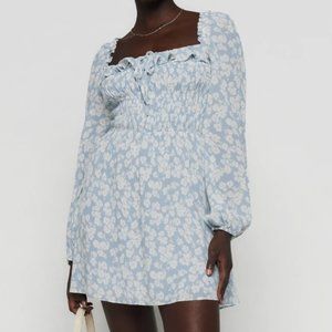 Reformation - Morris Dress, Size 0, Light Blue